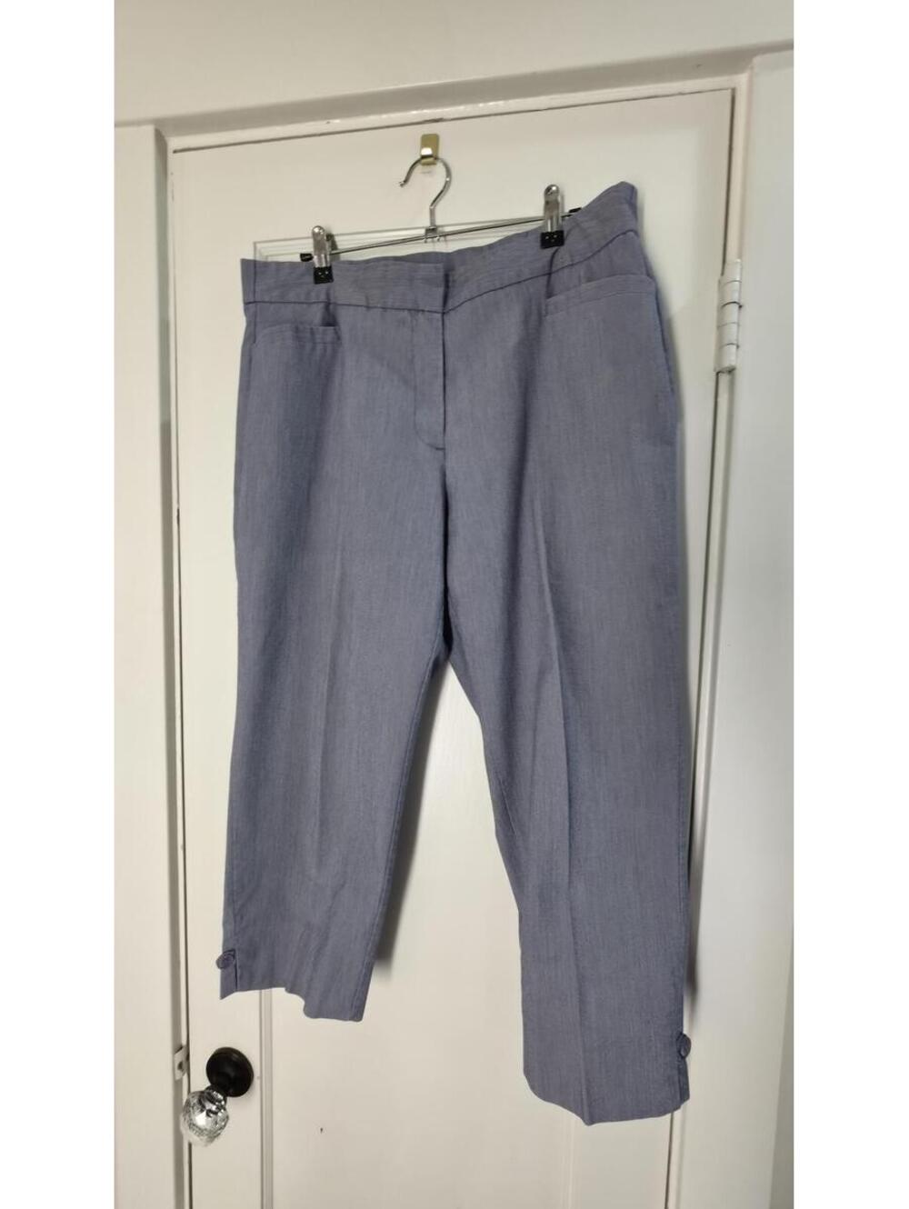 Roz & Ali Gray Dress Pants Size 14